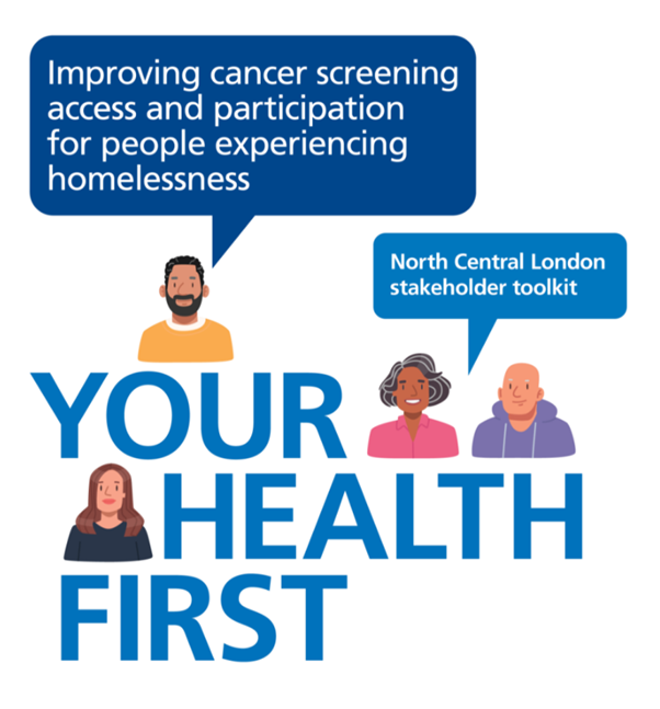 Illustrated cover page for the Your Health First campaign toolkit