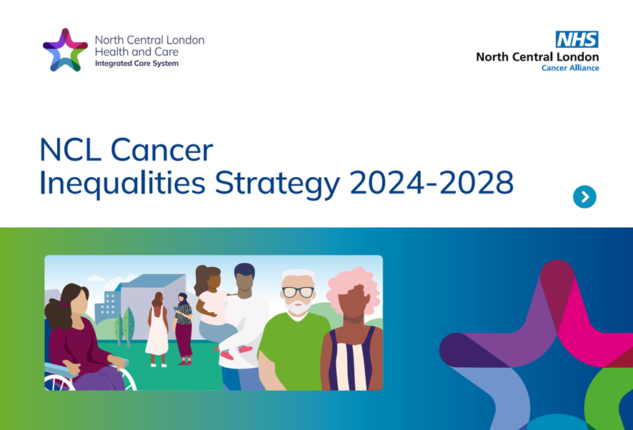 Cover of North Central London Cancer Inequalities 2024-28